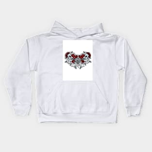 Skull with Roses Kids Hoodie